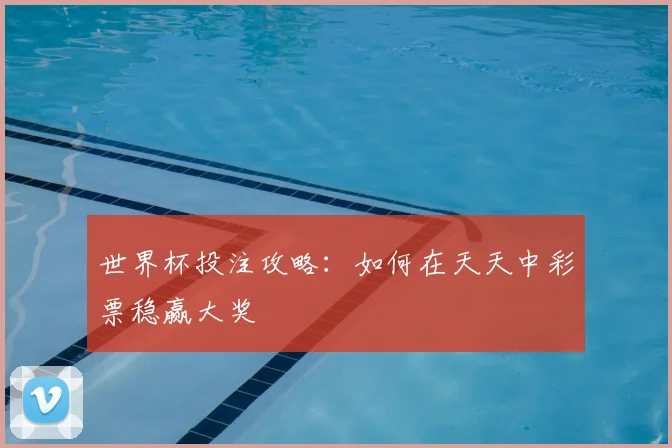世界杯投注攻略：如何在天天中彩票稳赢大奖